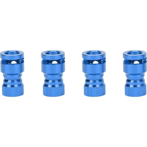 Set mit 4 Montagehalterungen für ferngesteuerte Autokarosserien (4 Stück), aus Aluminiumlegierung, für PC und PVC (blau). (1/5)