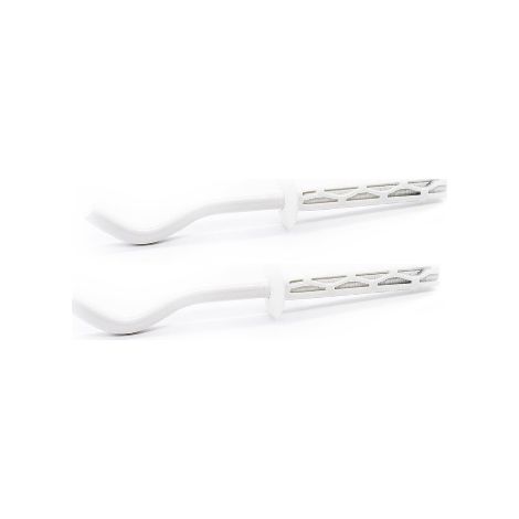 2 PZ MENSOLE FILETTATE PER RADIATORI IN ALLUMINIO VERNICIATA- 9 x 220 mm- DH- pezzi 1