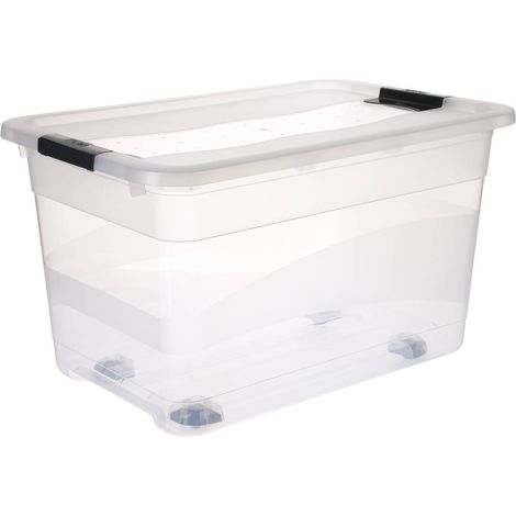 Transparente plastikbox 52l easy roll - 5five