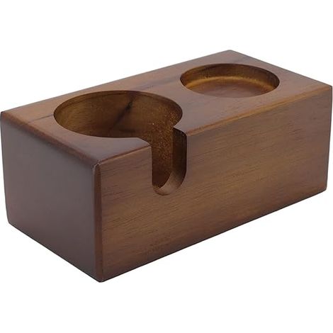 1 Stück Kaffeefilter-Tamperhalter aus Holz, Kaffee-Tamperstation, Co (1/4)