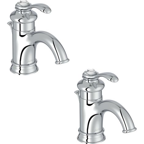 Lot de 2 robinets lavabo JACOB DELAFON Fairfax bec bas (1/5)