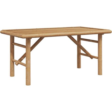 Table basse,Table d'appoint,Table de Salon Marron 90 x 50 x 43 cm Bambou CFW98151 (1/5)