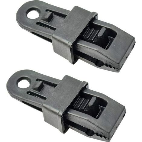 12 pinces crocodile pour bâche, fixation rapide sans perçage, pour auvent de tente, abri extérieur, couverture de piscine, pare-soleil auto (1/5)