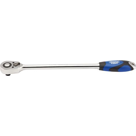 Draper 1/2" Drive 48-Tooth Extra Long Reversible Quick-Release Soft Grip Ratchet (Model 26591) (1/5)