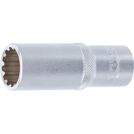 Llave de vaso Gear Lock, larga  entrada 12,5 mm (1/2")  19 mm (1/3)