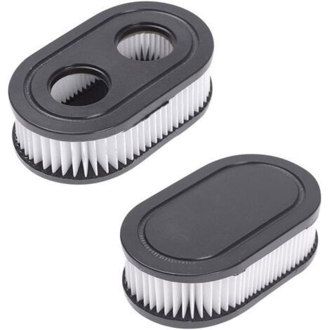 Black Oval Air Filter for MTD Mower BS-798452 Briggs & StrattonPack of 2 (1/5)