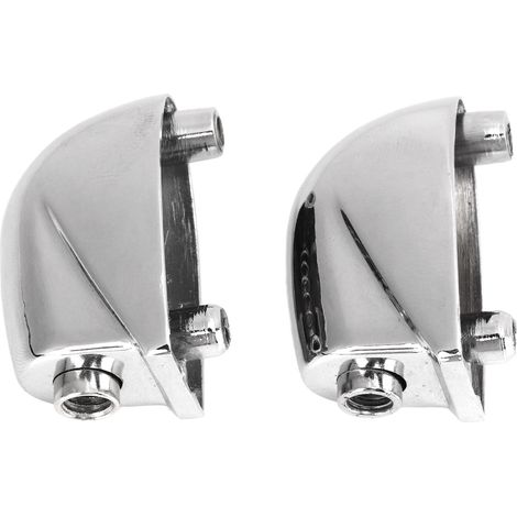 Deux tirants de batterie argentés, robustes et durables, faciles à installer, adaptés aux caisses claires, tirants de batterie en métal, accessoires de batterie. (1/5)