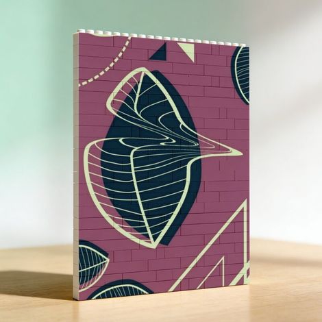 Cadre photo en briques de construction DIY, joli cadeau pour mari et femme à la Saint-Valentin (1/5)