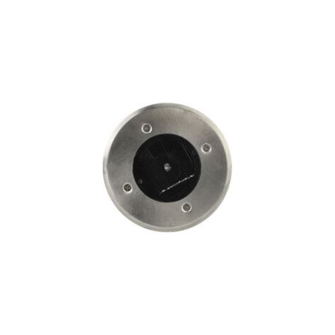 Quatre lampes de sol solaires à LED, adaptées à l'éclairage extérieur, à l'éclairage public et à l'éclairage souterrain indice de protection IP65 (lumière blanche froide, ronde). - Crezuo