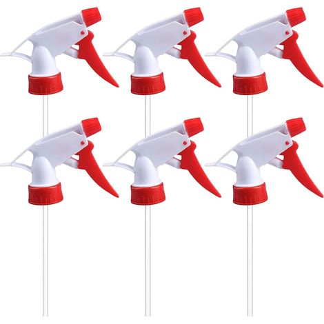 Lot de 6 buses de pulvérisation, filetage 28/400, réglable 3 modes, tube coupable 20cm, pour jardin et ménage (1/5)
