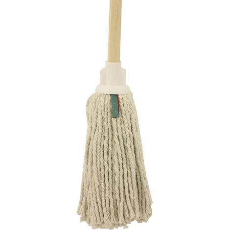 Rs Pro – Tête de balai à franges 12 oz – Fil de haute qualité pour nettoyage de planchers – Compatible avec poignées aluminium et bois