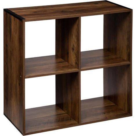 Étagère 4 Cases Déco "Mix N Modul" 67cm Naturel (1/2)