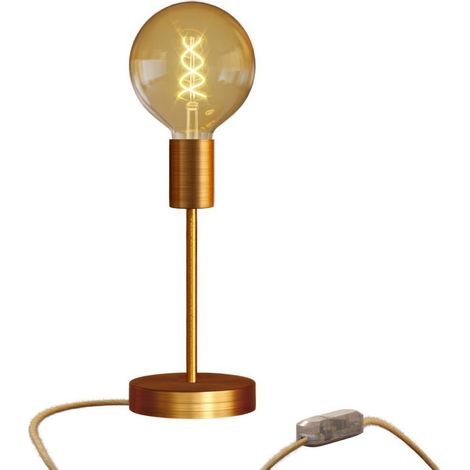 Lampada da tavolo Alzaluce Globo in metallo (1/5)