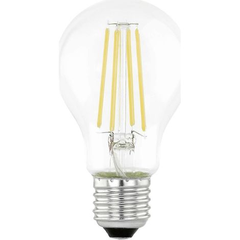 E27 LED-Lampe für Tag und Nacht mit Bewegungsmelder, Glühfaden-Edison-Glühbirne, 7 W, 806 Lumen, 3000 K warmweiß, A60, 6,1 cm (2,4 Zoll)