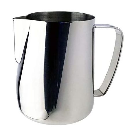 Pichet lait 350 ml acier inoxydable, mousseuse à lait latte art, outil créatif décoration café maison salon professionnel