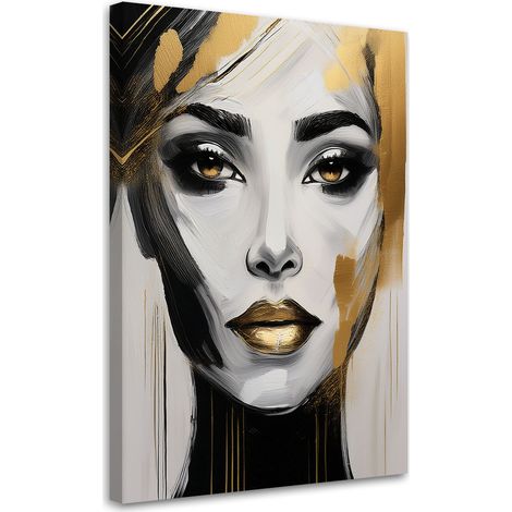 Wandbild modern Frau Porträt Abstraktion 40x60 cm (1/5)