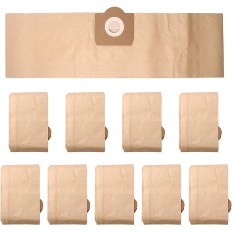 Confezione da 10 sacchetti filtro in carta 6.959-130.0 2201/2204/2504 per aspirapolvere di ricambio per liquidi e solidi WD3 WD3P (1/4)