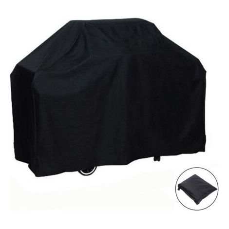Barbecue Cover, Outdoor Grill Cover, Waterproof Grill Cover for Weber, Brinkmann, Char Broil and More, Robust and Anti-UV 210D Fabric (80 X 66 X 100 CM) (1/5)