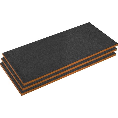 Sealey SFPK30OR Easy Peel Shadow Foam 1200 x 550 x 30mm Orange/Black Pack of 3