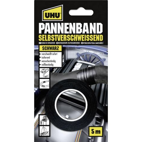 UHU 46805 cinta de reparación negra 5 m x 19 mm