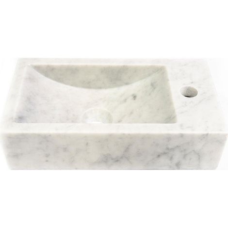 Saniclass Dia Lave-mains 40x22cm Pierre naturelle Marbre