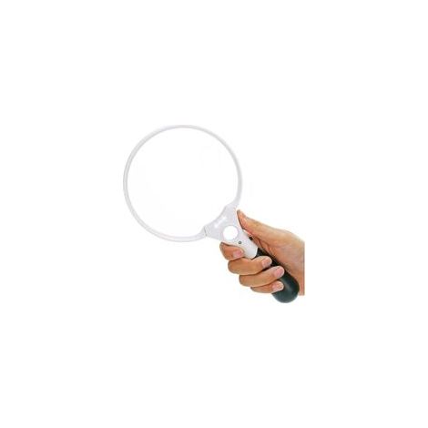 137-mm-Leselupe mit 3 LEDs, 2x/4x/25x Vergrößerung, tragbare Lupe zum Lesen, Prüfen, Sammeln und für Hobbys (1/4)