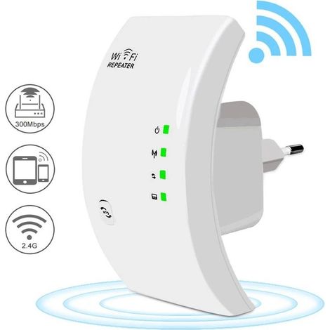 Routeur WiFi sans fil 300 Mbps, répéteur, amplificateur de signal, extension, type pont classique (1/4)