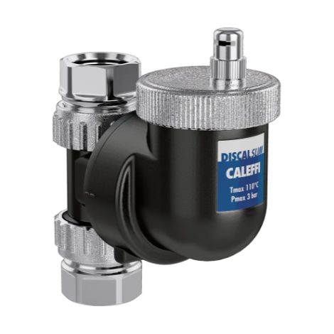 DISCALSLIM®-Disaeratore con attacchi filettati femmina Caleffi 5518 1" F