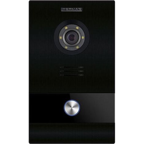 Placa de video 1l meet negra con cámara hd y perfil de aluminio, bajo consumo