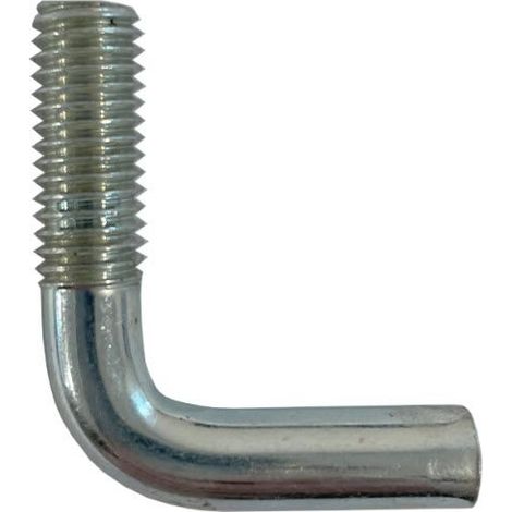 Foundation Bolt (Anchor or L-Bolt) M8 x 35 mm Zinc Plated Mild Steel (1/2)