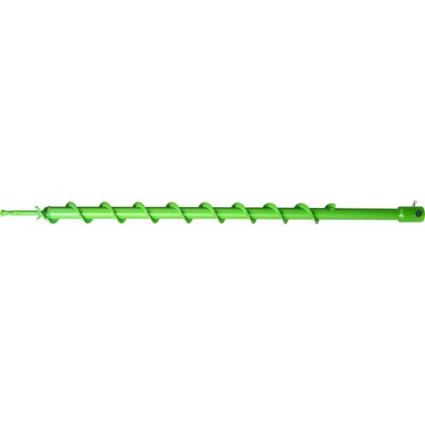 Mophorn Punta da trapano a coclea per piantagione, design a spirale Ø1,57" × 31,1", compatibile con trapani con attacco ID da 0,78", utensile durevole per piantare bulbi (1/5)