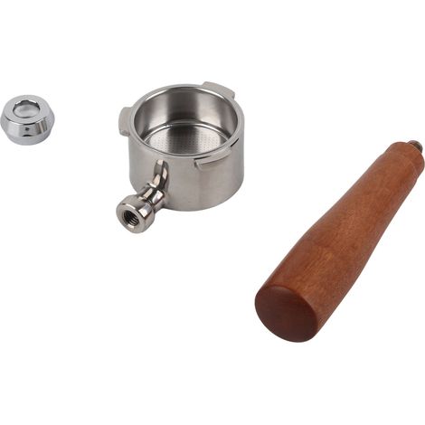 Porte-filtre sans fond de 51 mm en alliage de zinc pour machine à café DELONGHI ECP3420 (1/5)