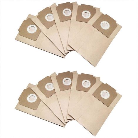 Lot de 10 sacs à poussière de rechange pour BV30/1 et BV50/1 (1/5)