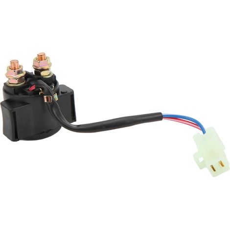 Relè solenoide di avviamento, solenoide di avviamento motore con prestazioni stabili, accensione facile, elevata potenza di avviamento per ATV, moto da cross e street bike.