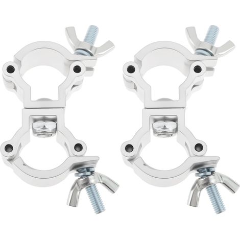 Set di 2 fascette stringitubo rotanti a doppio anello, adatte per tubi flessibili da 18-21 mm. (1/4)