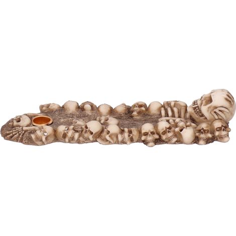 Porte-encens en forme de crâne, porte-encens linéaire, décoration intérieure, ornement, cadeau (1/5)