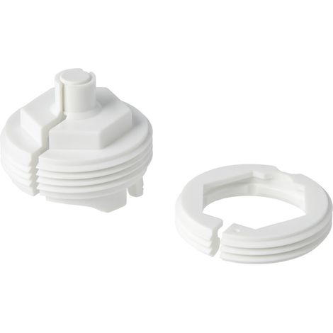 Danfoss – Kit d'adaptation Clip Clap pour tête électronique Living connect et Living eco – Raccord de robinetterie – Filetage entrée 1/2" – Fixation rapide (1/2)