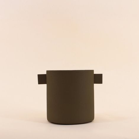 Cache pot en métal 11x15cm