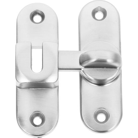 Loquet Coulissant de Porte à 90° en inox (1/5)