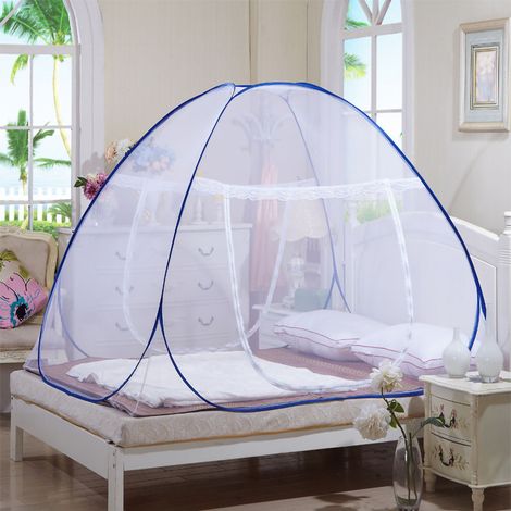 Moustiquaire de Camping Portable à Montage Rapide, Design Pliable et Respirant pour Voyage et Maison, 150x200x150cm