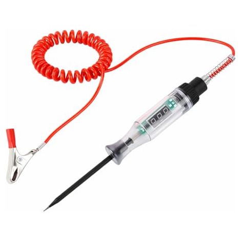 Testeur de Circuit Voiture, 5V-120V DC Auto Relais, Magique Électrique avec Écran LCD et Pince Crocodile Flexible, Outil Diagnostic pour Camion, Moto - (1/5)