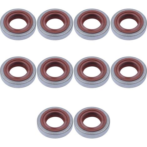 10 pcs/lot Kit de joint d'huile de vilebrequin pour STIHL FS80 FS85 FS90 FS120 FS200 FS250 FS300 FS350 FS380 FS400 FS450 FS480 Débroussailleuses 96400031195 (1/5)
