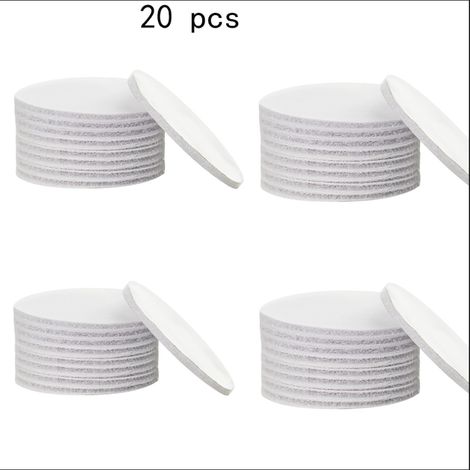 20 Pieces Non Slip Rug Grippers (White), Washable and Reusable Carpet Grippers for Sofa Cushion, Self Adhesive Rug Grippers Under Carpet Non Slip Household (1/5)