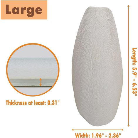 Os de seiche grand format 16-18 cm – Lot de 4 – Pour oiseaux, perruches, perroquets, tortues – Calcium naturel (1/4)