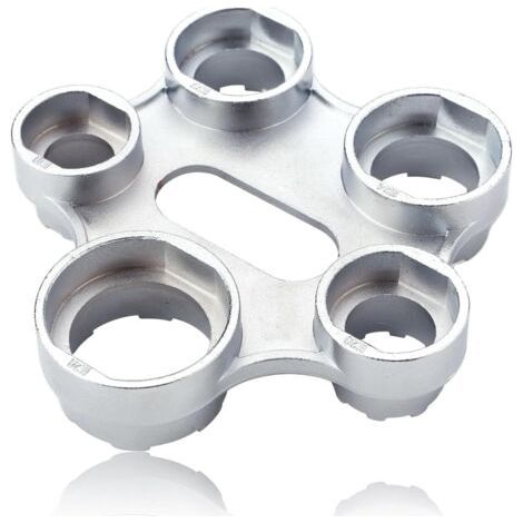 QORVA-10 Tailles de Clé à Barboteuse pour Robinet,Clé de Montage pour Aérateur, Aérateur Buse Mélangeuse Aérateur