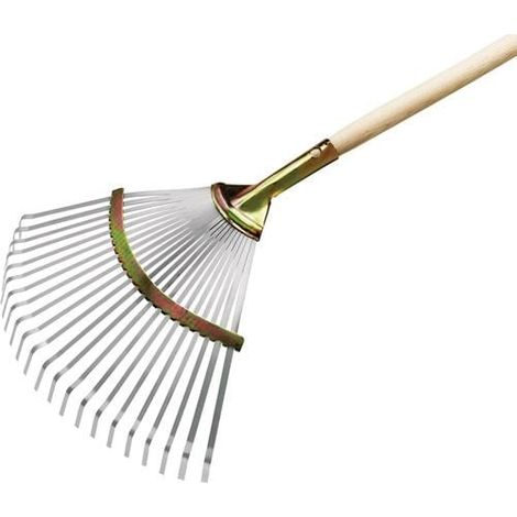 FLORA  Escoba  de  hojas  Ancho  de  trabajo  450  mm  acero  galvanizado  fijo  -  2777 (1/4)