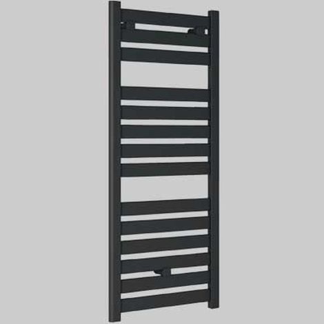 TERMOARREDO CAPRI DRITTO NERO OPACO RAL 9005 - H.719x500 Int.450