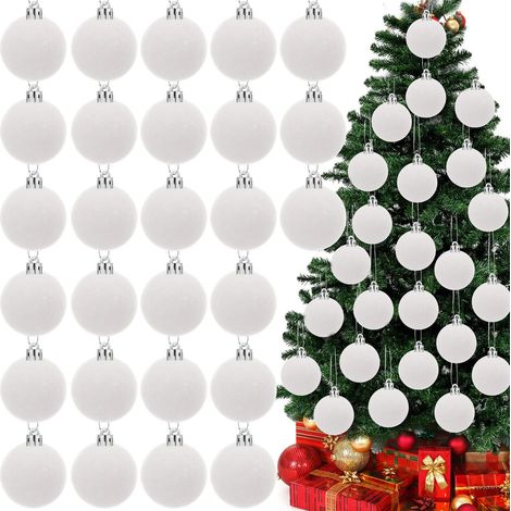 30 bordeauxrote Samt-Weihnachtskugeln, Hängedekorationen aus samtbezogenem Kunststoff, Weihnachtsbaumschmuck, geeignet für Weihnachten, Halloween, Thanksgiving und Hochzeiten. (1/5)