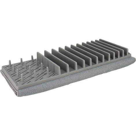 Egouttoir en polypropylène avec tapis en polyester (1/5)