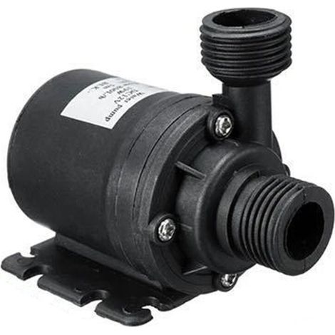 Pompe a Eau 12v 800l/h 5m, Pompe à Eau Submersible sans Balai, pour la Circulation de l'eau de la Piscine de Fontaine Solaire d'aquarium d'étang de Bassin